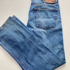 Levi's Men's 505 Regular Fit Blue Jeans 38 x 32